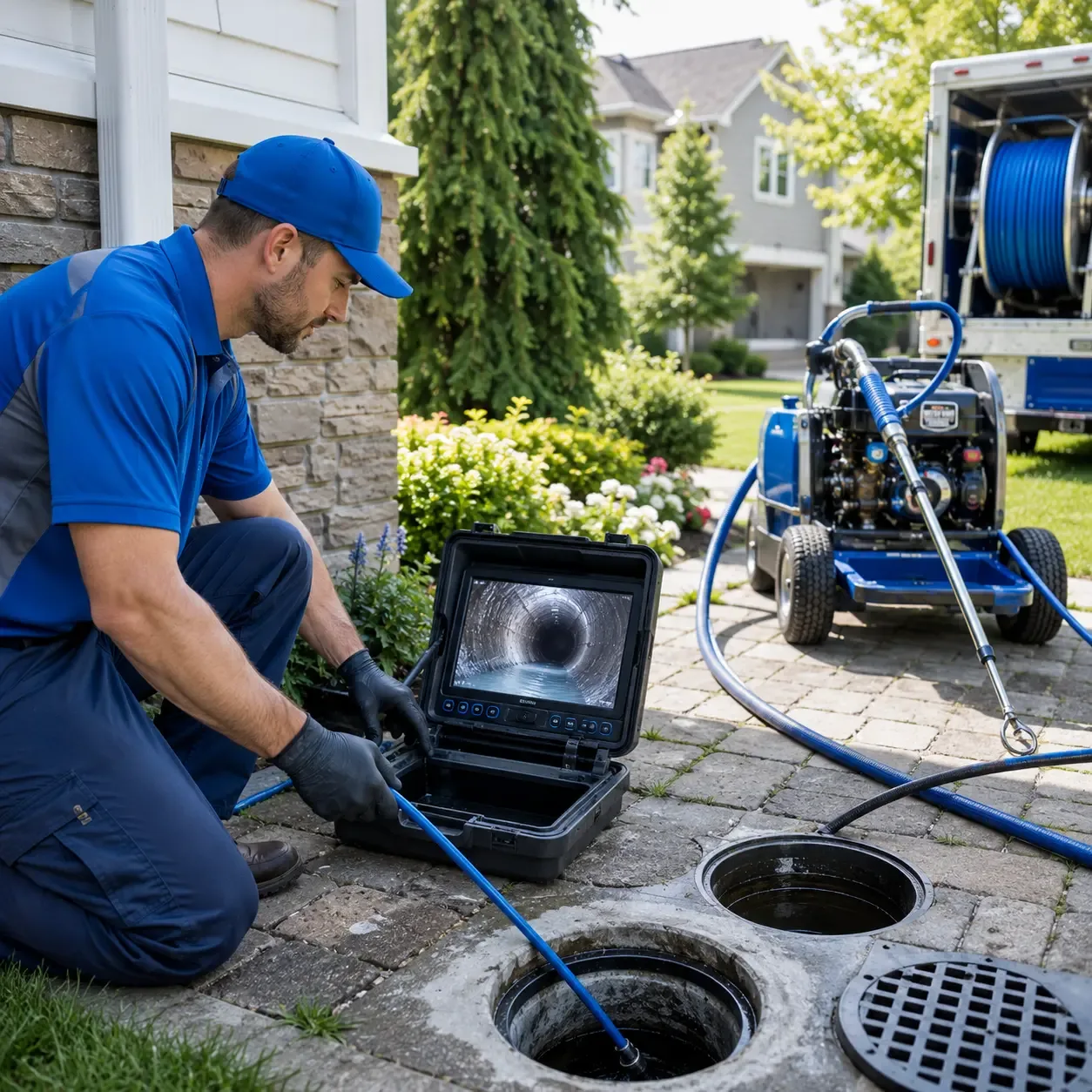 Outdoor drain cleaning professionals serving Mabank, TX
